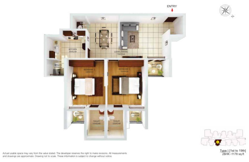 Condor Cyber Gardens Carnations 58 Lakhs onwards 2,3 BHK Flats