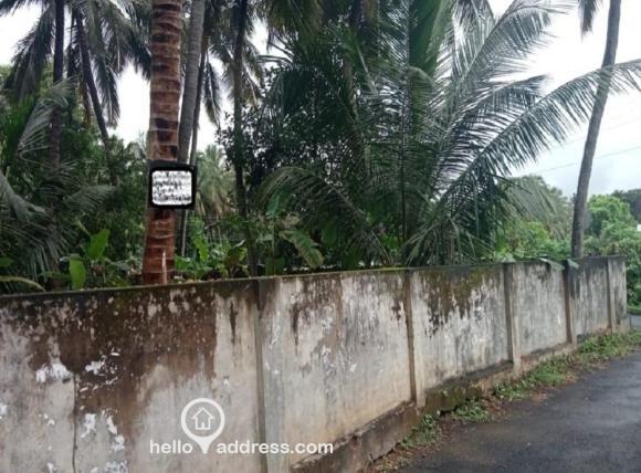 compound wall and road