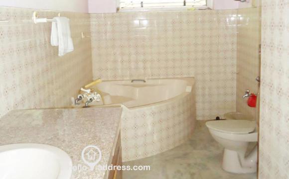 Bathtub and water closet