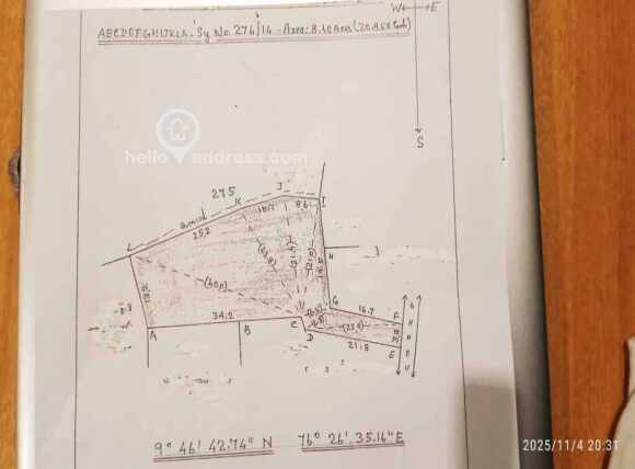 property layout .flat land.