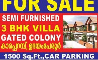 Residential House Villa for Sale in Ernakulam, Tripunithura, S Paravur, Karaparambu junction