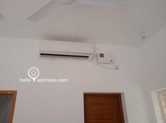 Master bedroom with AC