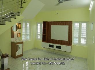 Residential House Villa for Sale in Kollam, Kollam, Anchalummoodu, Near SBI Bank