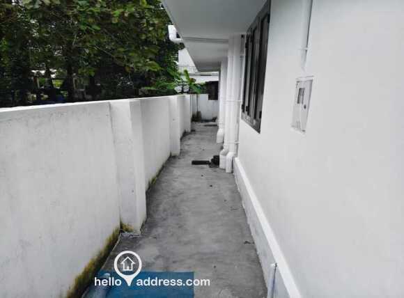 Left side from gate - plastered