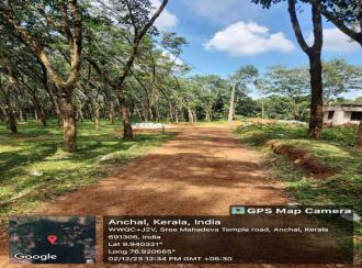 Residential Land for Sale in Kollam, Anchal, Agasthicode, Behind Temple.