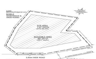 Residential Land for Sale in Thrissur, Chalakudy, Chalakkudy