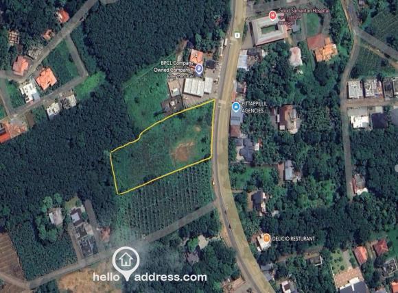 Prime 1.42 Acre Plot with Highway Frontage – Near Ponkunnam Town