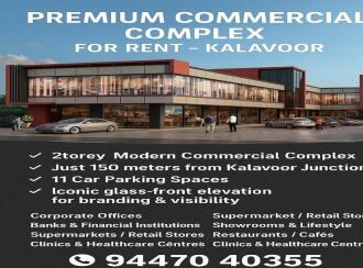 Commercial Building for Rent in Alleppey, Alappuzha, Kalavoor