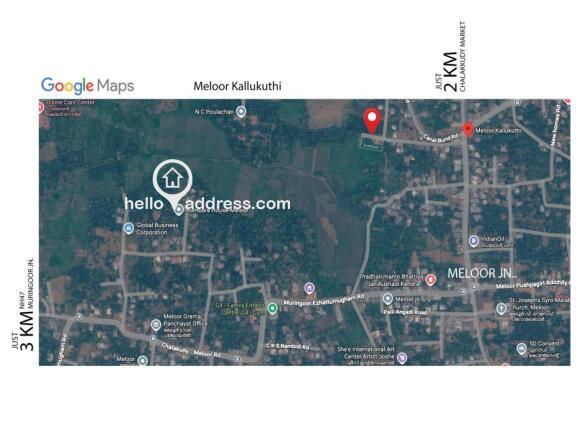 Prime Villa Plot for Sale in Meloor, Chalakudy