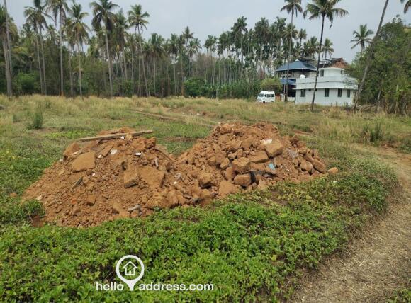 Divided plots with wide access road