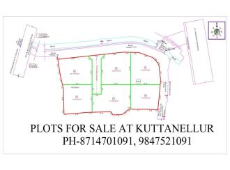 Residential Land for Sale in Thrissur, Kuttanellur, Kuttanellur, GOVT COLLEGE KUTTANELLUR TEMPLE ROAD THRISSUR