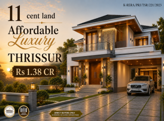Residential House Villa for Sale in Thrissur, Amala nagar, Chittilappilly