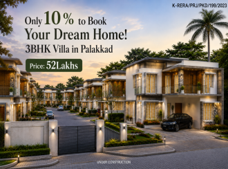 Residential House Villa for Sale in Palakkad, Palakkad, Olavakkode
