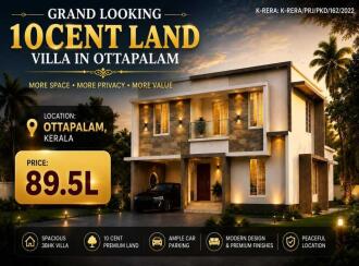 Residential House Villa for SalePalakkad, Ottappalam, Kanniyampuram