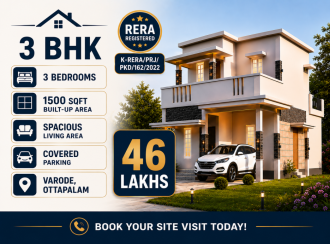 Residential House Villa for Sale in Palakkad, Ottappalam, Ottappalam