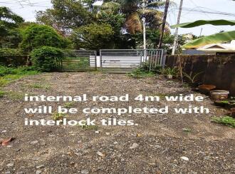 Residential Land for Sale in Thrissur, Kodungallur, Methala, TKS puram azhikode road - after chitira valavu turn right to I R krishnan master road at 50 m the plot