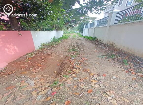 Access to the plot from the main road