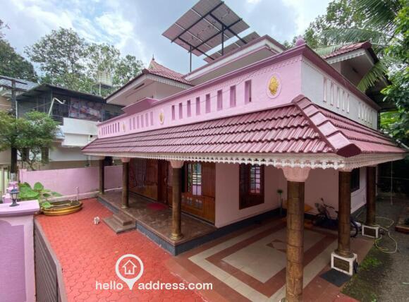 Front view of the house