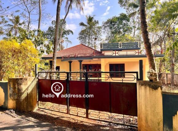 Front view from road