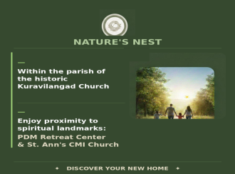 Residential Land for Sale in Kottayam, Kuravilangad, Kurianad, Chavara Hills School