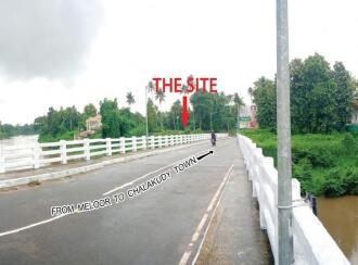 Residential Land for Sale in Thrissur, Chalakudy, Chalakkudy, Vettukadave Road Chalakudy - connecting Meloor.