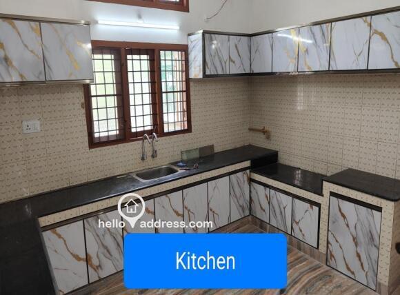 kitchen with storage facility