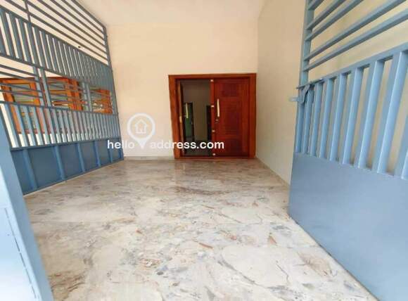 Veranda with grill support