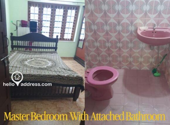 Master Bedroom With Attached Bathroom