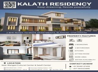 Residential Apartment for Rent in Thrissur, Chavakkad, Chavakkad, Blangad Mattummal