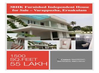 Residential House Villa for Sale in Ernakulam, Varappuzha, Olanad