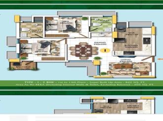 Residential Apartment for Sale in Ernakulam, Kakkanad, Edachira, KAKKANAD EDACHIRA