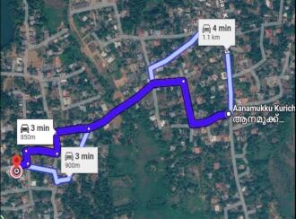 Residential Land for Sale in Kottayam, Changanassery, Thuruthy, https://maps.google.com/?q=9.493942,76.519447