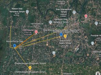 Residential Land for Sale in Alleppey, Mavelikara, Kannamangalam, Pela Road