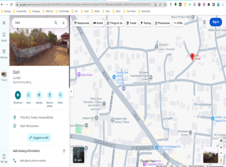 Residential Land for Sale in Thrissur, Thrissur, Thaikattussery, Sy No. 558/5 , Grameena Vayanasala Road, Thalore, Pin.680306