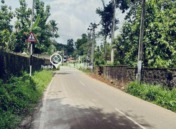 Plot road side view from north to Puramattom junction