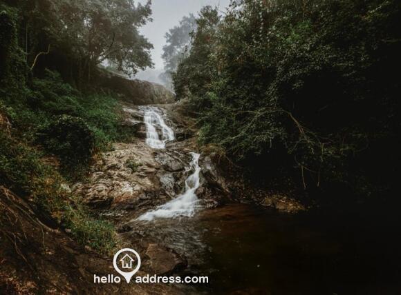 Waterfalls within property