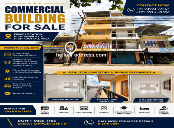 Spacious commercial building for sale