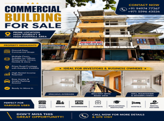 Commercial Shop for Sale in Pathanamthitta, Pandalam, Pandalam, MM jn