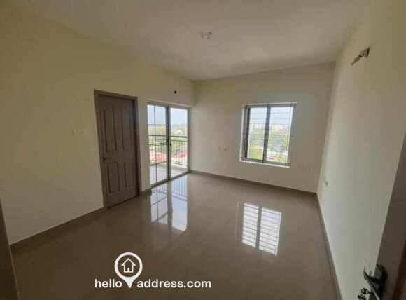 Master bedroom with balcony river facing