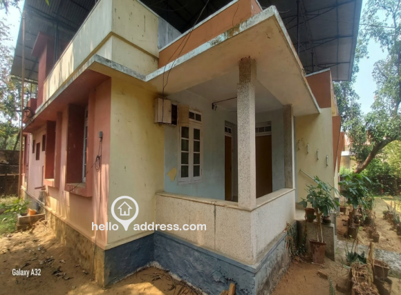 Left and front image of house and plot