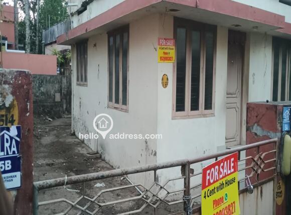 4 cents of land with 30 years old house