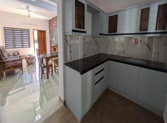 Residential Apartment for Sale in Pathanamthitta, Thiruvalla, Pullad, 1 km from Thiruvalla–Kozhencherry Highway - Hypermarket within 1 km distance - Muthoot Hospital, Mar Chrysostom Fellowship Mission Hospital (Kumbanad), and Good Shepherd English Medium School within 10 min driving distance