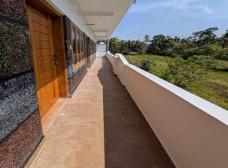 Residential Apartment for Sale in Pathanamthitta, Thiruvalla, Pullad, 1 km from Thiruvalla–Kozhencherry Highway - Hypermarket within 1 km distance - Muthoot Hospital, Mar Chrysostom Fellowship Mission Hospital (Kumbanad), and Good Shepherd English Medium School within 10 min driving distance