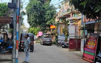 Residential Land for Sale in Trivandrum, Thiruvananthapuram, Jagathy, Mudippura Temple Road from Jagathy Junction running some what parallel to Kochar Road but joining Kochar Road at 1/2 K.M from Jagathy Junction