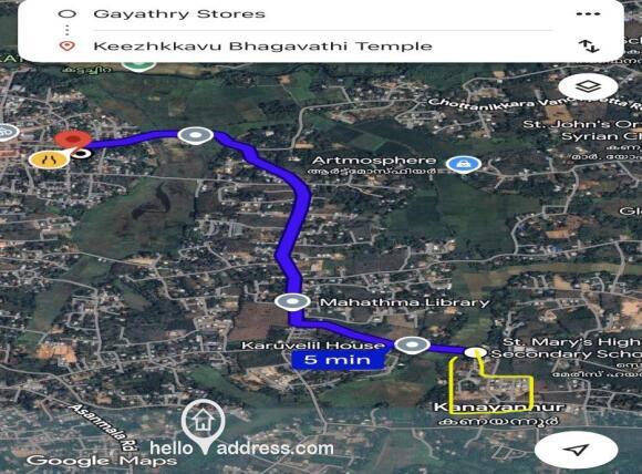 5min to Chottanikara Temple