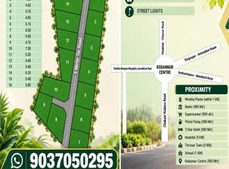 Residential Land for Sale in Thrissur, Thrissur, Kodannur, Thankiyamunayam