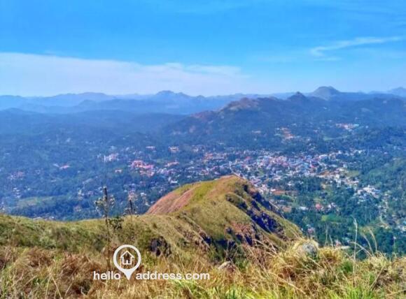 Full Unobstructed View of Kattappana town. Magestic Kattappana town can be seen from the top of the house when constructed.