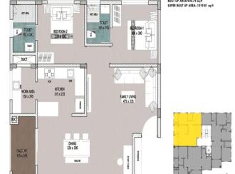 Residential Apartment for Sale in Trivandrum, Thiruvananthapuram, Mangalapuram, Mullesery