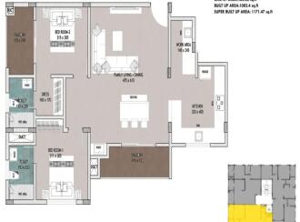 Residential Apartment for Sale in Trivandrum, Thiruvananthapuram, Mangalapuram, Mullesery