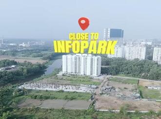 Residential Apartment for Sale in Ernakulam, Kakkanad, Edachira, Near Marthomma Public School Edachira